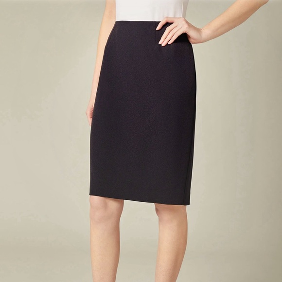 Kasper NEW Black Pencil Skirt 2P 2 Petite - Picture 1 of 8